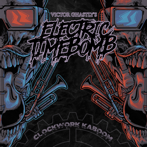 Clockwork Kaboom Cover Art Blurred Background