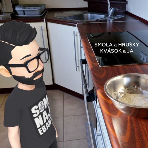 Kvások a Ja (Corona Quarantine Home Office Sourdough Song) Cover Art Blurred Background
