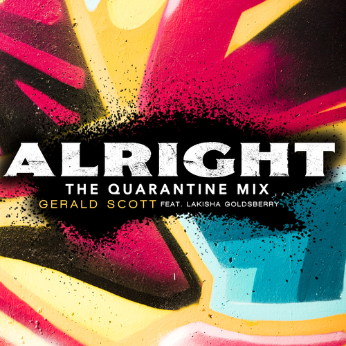 Alright (Quarantine Mix) Cover Art Blurred Background