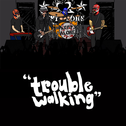 Trouble Walking Cover Art Blurred Background