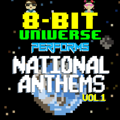 8 Bit Universe Performs National Anthems, Vol.1 Cover Art Blurred Background