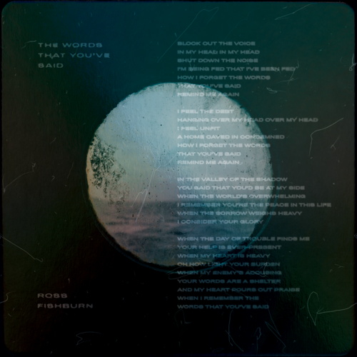The Words That You've Said Cover Art Blurred Background