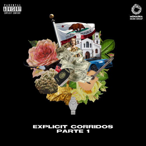 Explicit Corridos, Pt. 1 Cover Art Blurred Background