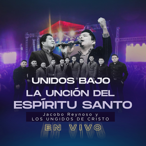 Unidos Bajo la Unción del Espíritu Santo (En Vivo) Cover Art Blurred Background