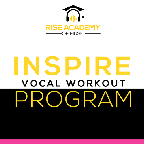 Inspire Vocal Workout Program (Females) Cover Art Blurred Background