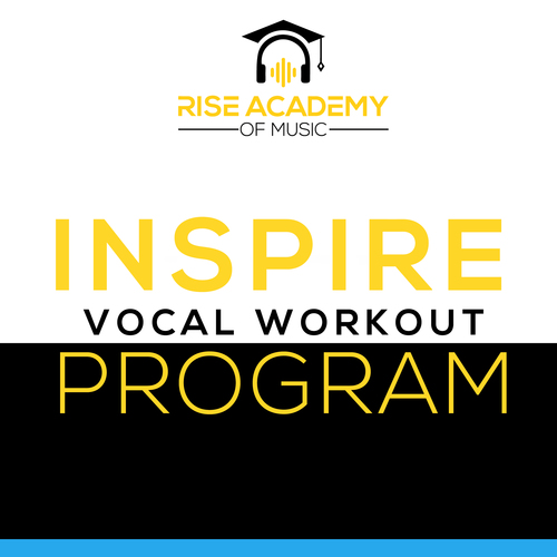 Inspire Vocal Workout Program (Males) Cover Art Blurred Background