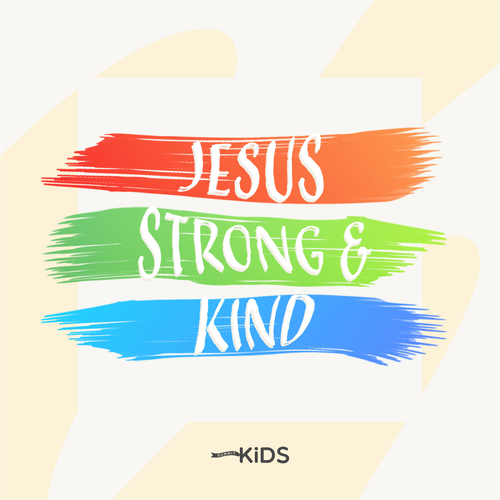 Jesus, Strong and Kind Cover Art Blurred Background
