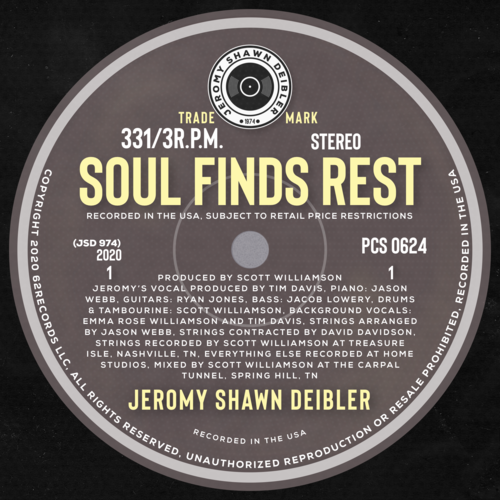 Soul Finds Rest Cover Art Blurred Background