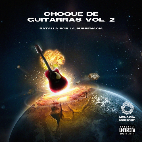 Choque de Guitarras, vol. 2 (Batalla por la Supremacia) Cover Art Blurred Background