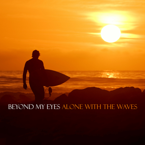 Alone with the Waves Cover Art Blurred Background