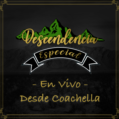 Descendecia Especial (En Vivo Desde Coachella) Cover Art Blurred Background