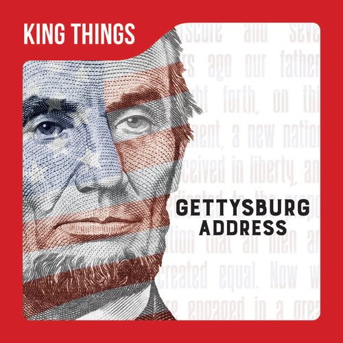 Gettysburg Address Cover Art Blurred Background