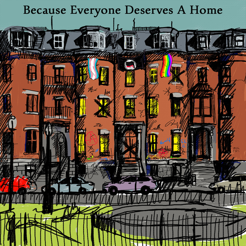 Because Everyone Deserves a Home Cover Art Blurred Background