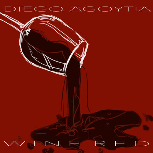 Wine Red Cover Art Blurred Background