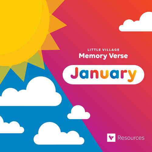 January: Psalm 115:3 Cover Art Blurred Background