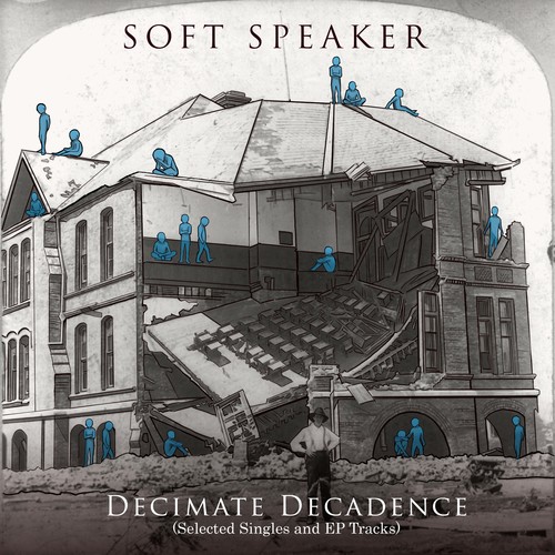Decimate Decadence (Selected Singles and EP Tracks) Cover Art Blurred Background