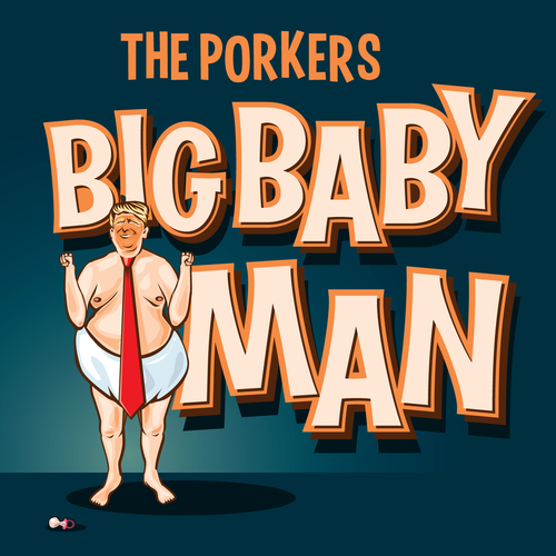 Big Baby Man Cover Art Blurred Background