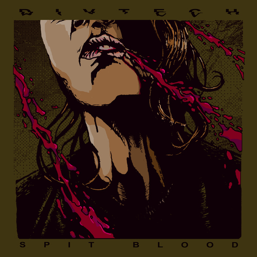 Spit Blood Cover Art Blurred Background