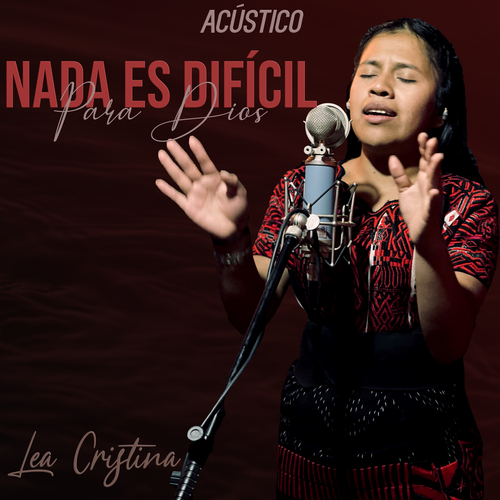 Nada Es Difícil para Dios (Versión Acústica) Cover Art Blurred Background
