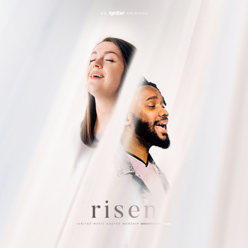 Risen: The Easter Sessions (Live) Cover Art Blurred Background