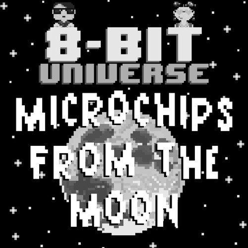 Microchips from the Moon Cover Art Blurred Background