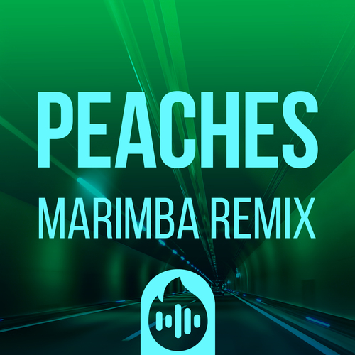 Peaches (Marimba Remix) [Cover] Cover Art Blurred Background