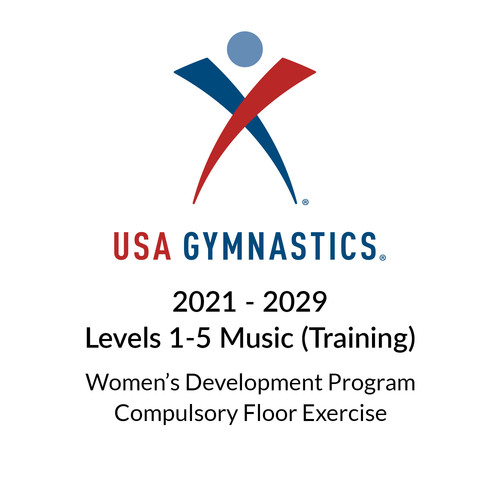 2021-2029 Women’s Development Program Compulsory Floor Exercise (Music for Competition) Cover Art Blurred Background