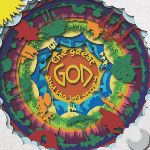 The Great God and His Big Story Cover Art Blurred Background