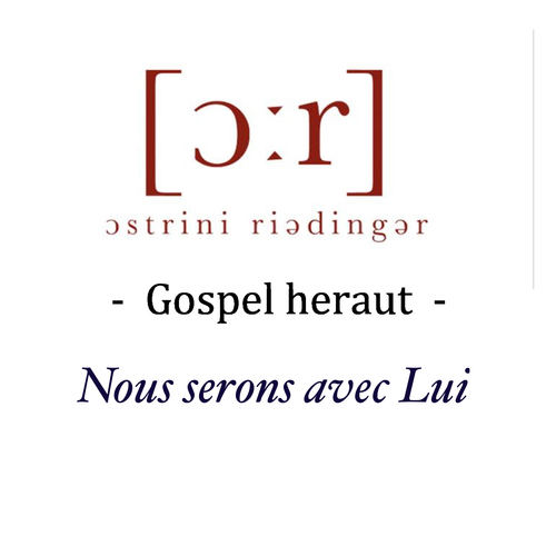 Nous serons avec Lui Cover Art Blurred Background