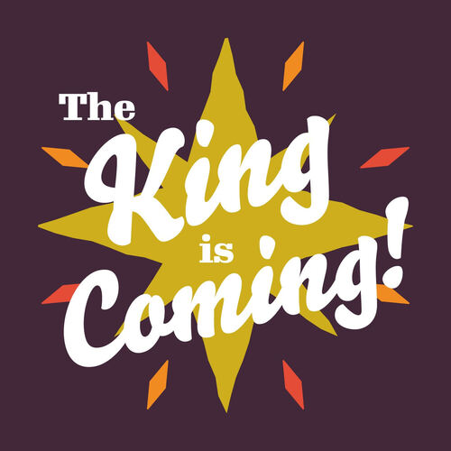 The King Is Coming! Cover Art Blurred Background