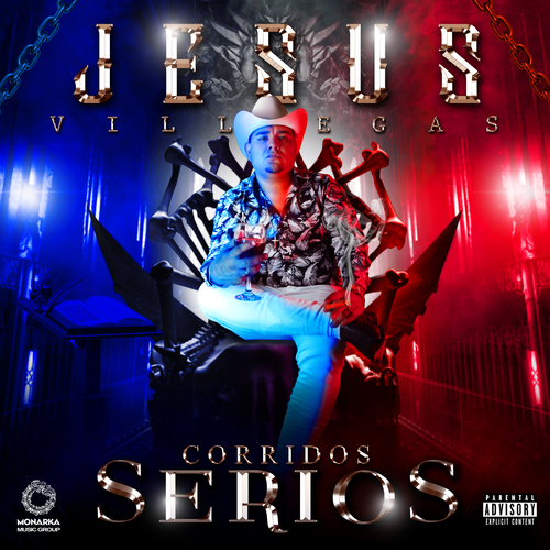 Corridos Serios Cover Art Blurred Background