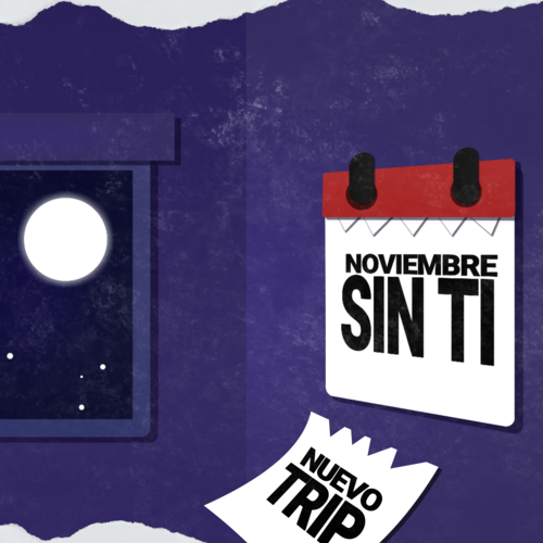 Noviembre Sin Ti Cover Art Blurred Background