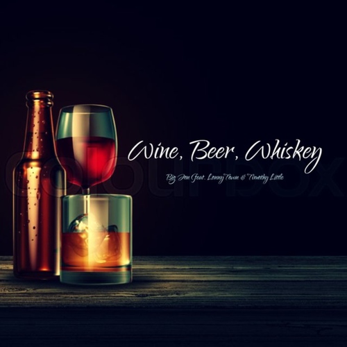 Wine, Beer, Whiskey Cover Art Blurred Background