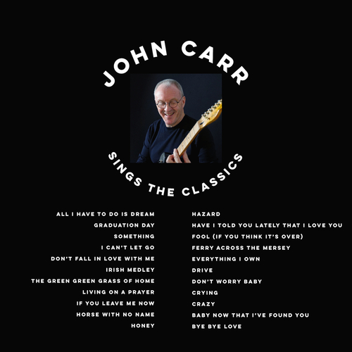 John Carr Sings the Classics Cover Art Blurred Background