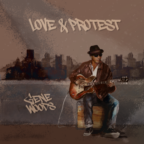 Love & Protest Cover Art Blurred Background