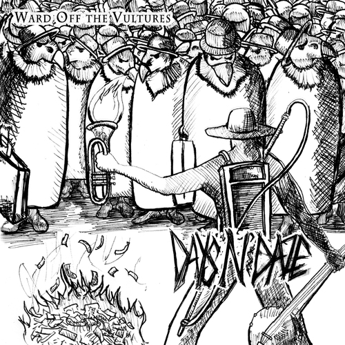 Ward Off the Vultures Cover Art Blurred Background