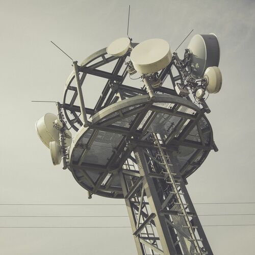 Eastern Antenna Cover Art Blurred Background
