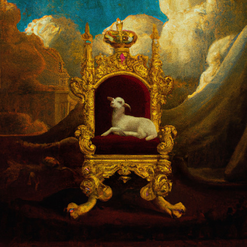 To The Lamb Cover Art Blurred Background