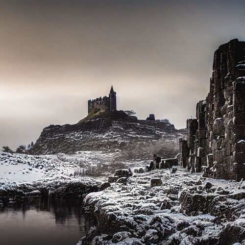 Forgotten Castles Cover Art Blurred Background
