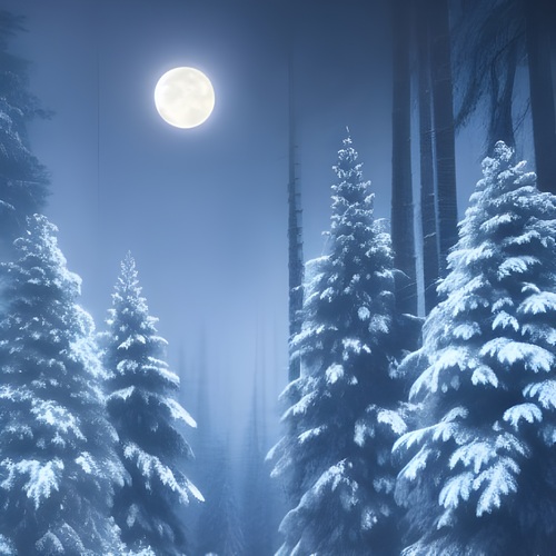 Winter Cover Art Blurred Background