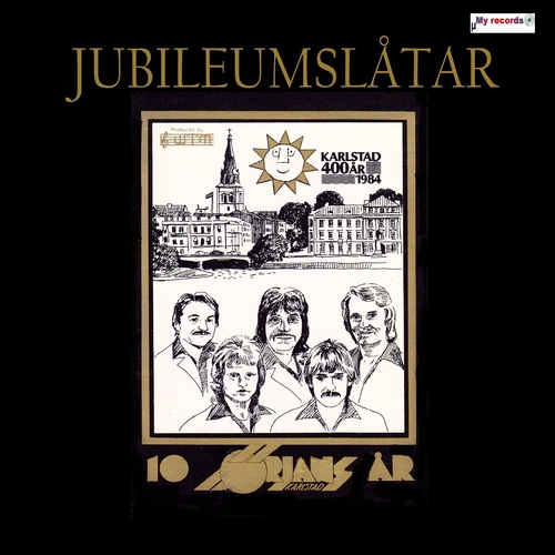 Jubileumslåtar Cover Art Blurred Background
