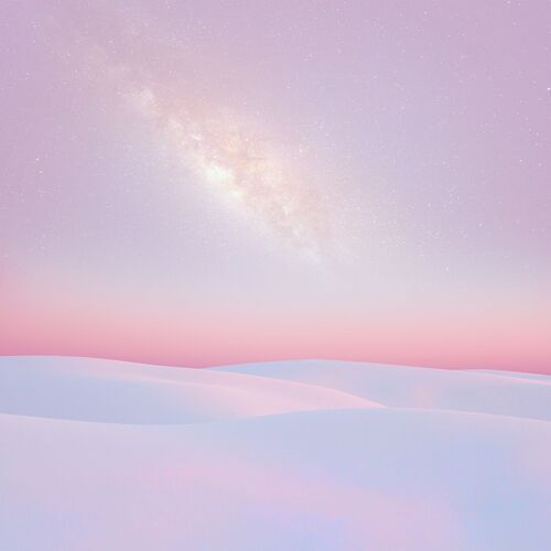 Snow Dunes Cover Art Blurred Background