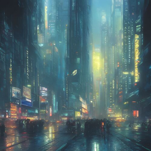 Cyber Cover Art Blurred Background