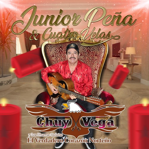 Jr Peña & Cuatro Velas Cover Art Blurred Background