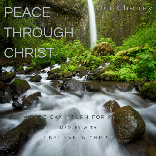 Peace Through Christ Cover Art Blurred Background
