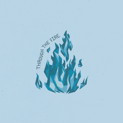Through the Fire Cover Art Blurred Background