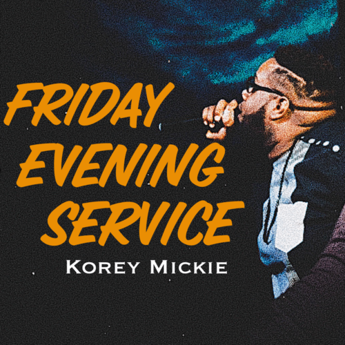 Friday Evening Service Cover Art Blurred Background