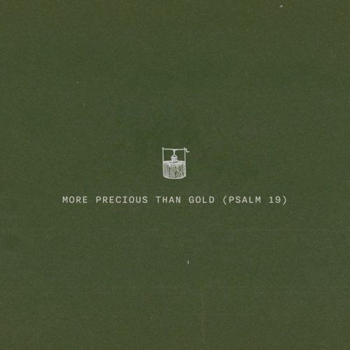More Precious Than Gold (Psalm 19) Cover Art Blurred Background