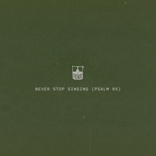 Never Stop Singing (Psalm 95) Cover Art Blurred Background