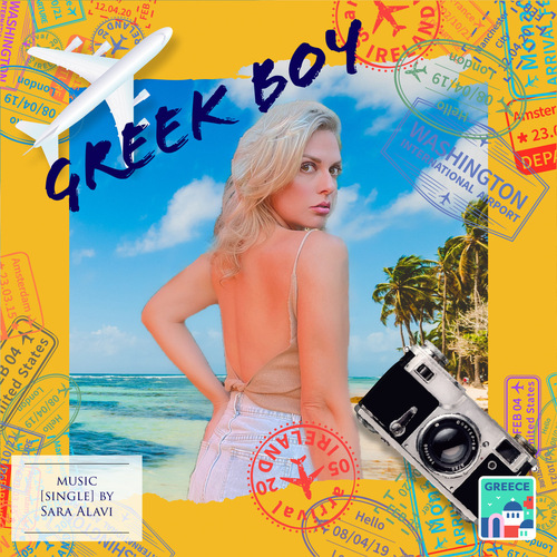 Greek Boy (Pop Version) Cover Art Blurred Background